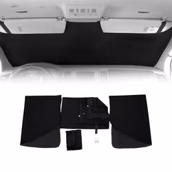 Rideaux pare-soleil magnétique pour VW T4 Transporter Multivan 1990-2003 Noir