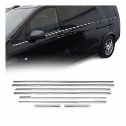 Garniture de Fenêtre pour Mercedes Vito W447 L3 2014-2019 Acier Inox 8Pcs