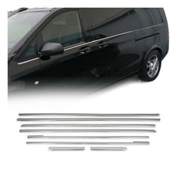 Garniture de Fenêtre pour Mercedes Vito W447 L3 2014-2019 Acier Inox 8Pcs