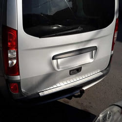 Protection Seuil de Pare-chocs Arriére pour Renault Kangoo 2012-2021 Acier