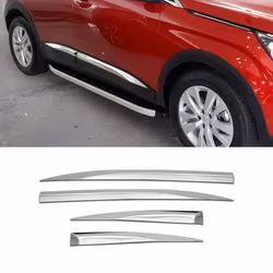 Garniture de Porte Latérale pour Peugeot 3008 Active P84 2016-2025 en inox 4Pcs