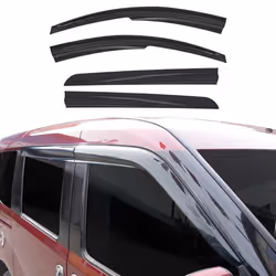 Déflecteurs de Vent pluie dair pour Dacia Lodgy 2012-2021 Acrylique Noir 4 Pcs