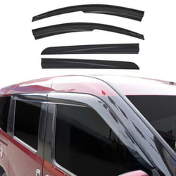 Déflecteurs de Vent pluie dair pour Dacia Lodgy 2012-2021 Acrylique Noir 4 Pcs