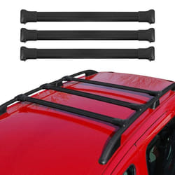 Barres de toit transversales pour Ford Transit 2014-2025 Aluminium Noir 3x