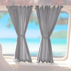 Rideaux de Fenêtre pour VW Transporter T5 T6 Multivan Gris
