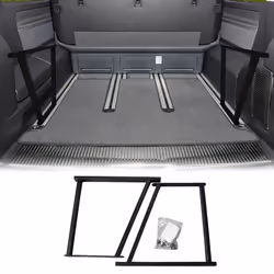 OMAC Consoles de Multiflex Board pour VW Transporter T5 Multivan en Métal 3 Pcs