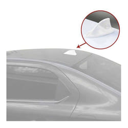 Antenne de toit Universelle Aileron Requin pour voiture Radio AM/FM Blanc