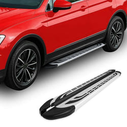 Marchepieds Latéraux pédale pour Peugeot 3008 2016-2025 Aluminium Gris 2Pcs