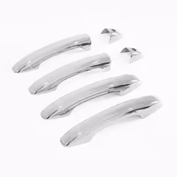 Couverture de Poignée de Porte pour Dacia Sandero 2021-2025 Acier Inoxy 5Pcs