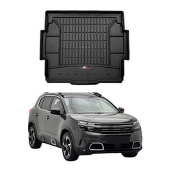 Tapis de Coffre pour Citroen C5 Aircross 2018-2025 TPE Noir