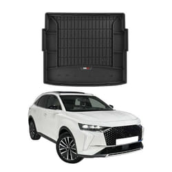 Tapis de Coffre pour DS DS7 Crossback 2017-2025 TPE Noir 1 Pcs