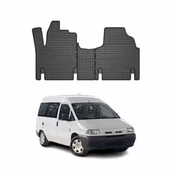 Tapis de Sol pour Fiat Scudo 1996-2006 Caoutchouc Noir