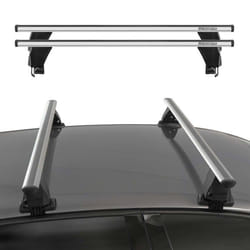 Menabo Barres de transversales pour Alfa Romeo Giulietta 2010-2020 Alu Gris 2x