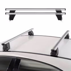 Menabo Barres de toit Transversales pour Peugeot 3008 2009-2016 Gris ABE 2x