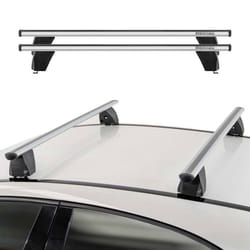 Menabo Barres de toit Transversales pour Peugeot 3008 2009-2016 Gris ABE 2x