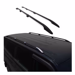 Barres de toit longitudinales pour VW Caddy Maxi 2020-2025 L2 Long Alu Noir