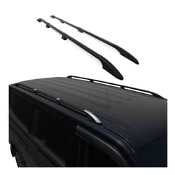 Barres de toit longitudinales pour VW Caddy Maxi 2020-2025 L2 Long Alu Noir