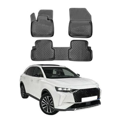 OMAC Tapis de sol pour DS DS7 Crossback 2017-2024 sur mesure caoutchouc Noir