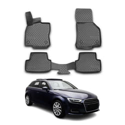 Tapis de Sol pour Audi A3 2012-2020 Sportback Caoutchouc TPE Noir