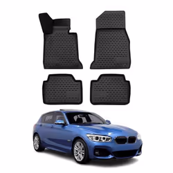 Tapis de Sol pour BMW Série 1 F20 2011-2019 Caoutchouc TPE Noir
