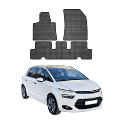 Tapis de Sol pour Citroen C4 Picasso II 2013-2016 OMAC 3D Noir Caoutchouc