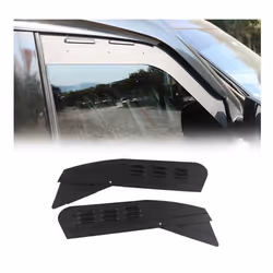 Évent latérales de fenêtre - OMAC - Peugeot Partner Tepee 2012-2019 - Aluminium - Noir - Montage facile