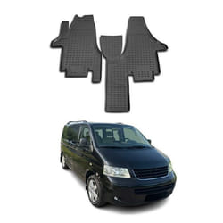 OMAC Tapis de sol pour Volkswagen Multivan T5 2003-2015 sur mesure en caoutchouc