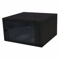 LogiLink W06E66B, Rack monté sur le mur, 6U, 70 kg, 24,3 kg, Noir