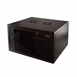 LogiLink W15E66B, Rack monté sur le mur, 15U, 70 kg, Noir