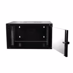 LogiLink W15E66B étagère 15U Rack monté sur le mur Noir