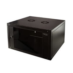 LogiLink W21E66B étagère 21U Rack monté sur le mur Noir
