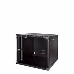 LogiLink W09A54B, Rack monté sur le mur, 9U, 50 kg, 17 kg, Noir