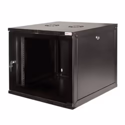 LogiLink W15A40B, Rack monté sur le mur, 15U, 50 kg, Verrouillage des touches, Noir