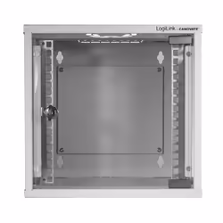 LogiLink W66Z30G étagère 6U Rack monté sur le mur Gris - Vue supplémentaire 4