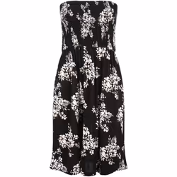 Lascana - Robe de plage bustier Jasmin - R35178A - Robes de Plage - Noir - 42