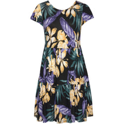 Lascana - Robe estivale manches courtes Ranunkel - R43105L - Robes de Plage - Imprimé - 38