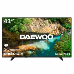 Daewoo 43DM62UA, 109,2 cm (43"), 3840 x 2160 pixels, DLED, Smart TV, Wifi, Noir