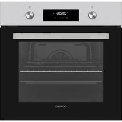 Four encastrable - Pyrolyse - Chaleur tournante - DAEWOO - BO6PR27MINL - Inox / Noir - Porte froide - 595 x 575 x 595 cm