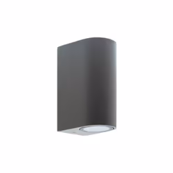 L'applique SPIDER-2D 2x35W GU10 IP44 Gris offre un design moderne et un éclairage indirect pour mettre en valeur la façade de ...
