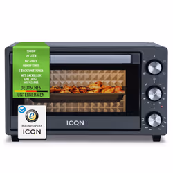 ICQN -20lt-Black, 20 L, Noir, Pose libre, Rotatif, 80 - 250 °C, Mécanique