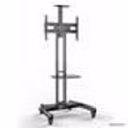 Meuble Support TV mobile - SONOROUS - PR 2000 - Noir - Pour TV 32’’ à 65’’ - Hauteur réglable
