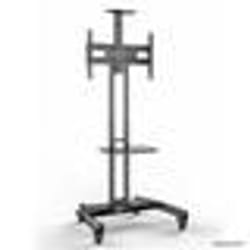 Meuble Support TV mobile - SONOROUS - PR 2000 - Noir - Pour TV 32’’ à 65’’ - Hauteur réglable