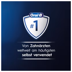 Oral-B Pro 1 8700216012935, Adulte, Brosse à dents rotative oscillante, Soin quotidien, Sensible, Blanchiment, Noir, 2 min, R ...