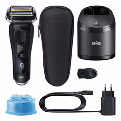 Braun Series 9 9352cc Sport Rasoir à grille Tondeuse Noir, Gris - Vue supplémentaire 7