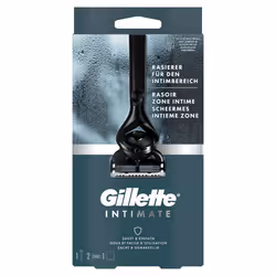 Gillette INTIMATE rasoir pour hommes Rasoir de sécurité Aluminium, Noir - Vue supplémentaire 3