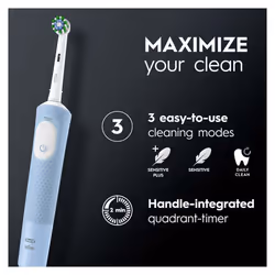Oral-B Vitality Pro Adulte Brosse à dents rotative oscillante Bleu - Vue supplémentaire 3