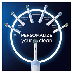 Oral-B Vitality Pro Adulte Brosse à dents rotative oscillante Bleu - Vue supplémentaire 4