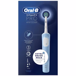 Oral-B Vitality Pro Adulte Brosse à dents rotative oscillante Bleu - Vue supplémentaire 7
