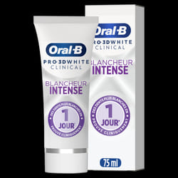 Oral-B Dentifrice Blancheur Intense Clinical Radiant White | Soin Dentaire 3D White pour un Blanchiment Professionnel