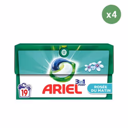 4x19 Pods Rosee Du Matin, Lessive En Capsules Ariel